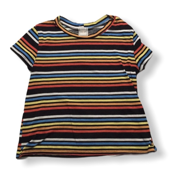 hershe Tops - “5 For $25” HerShe Colorful Striped Tee